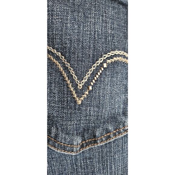 Levi's 515 Womens Jeans Blank Tab Size 10 S/C Mid Rise Bootcut Medium Wash - Picture 4 of 8